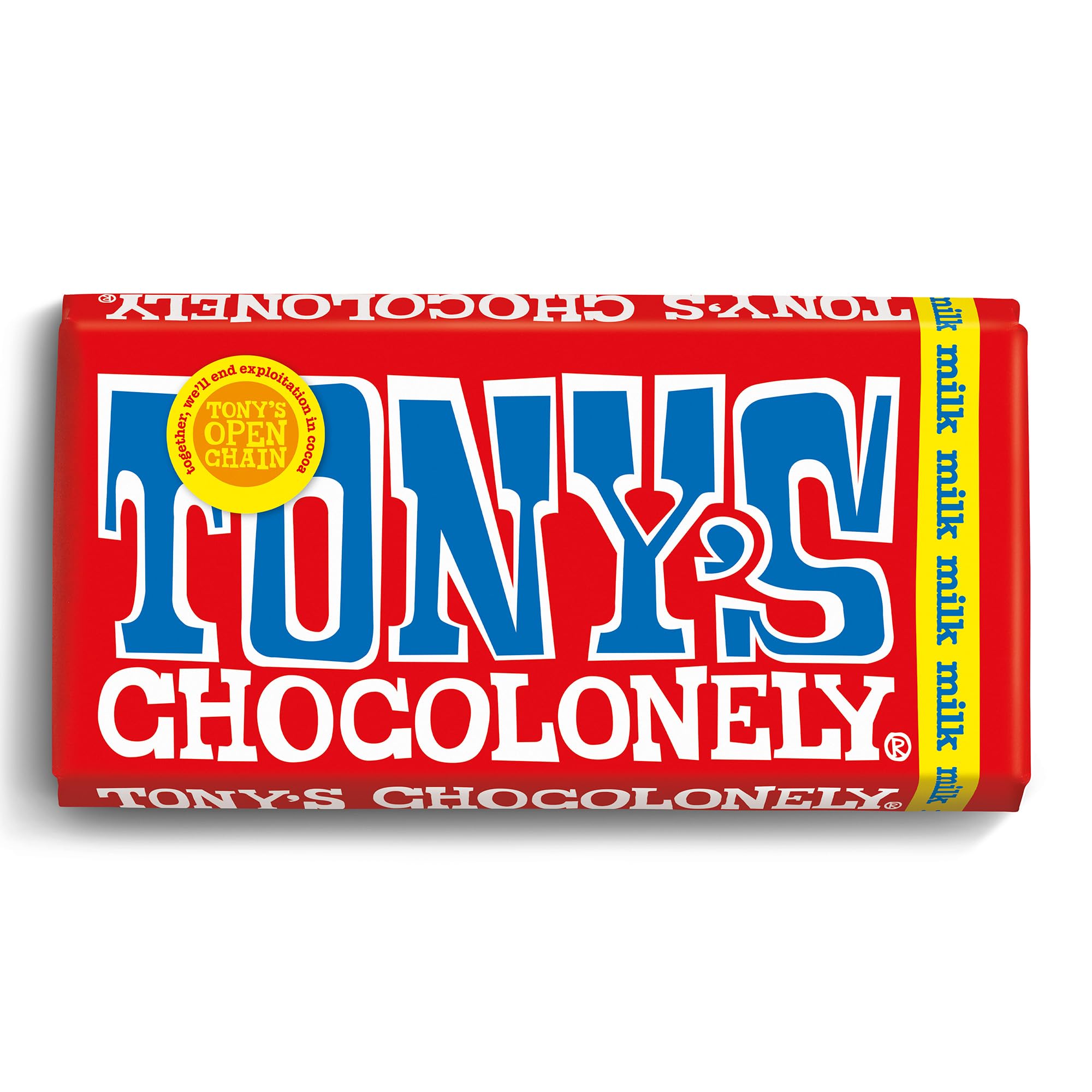 フェアトレードミルクチョコレート | Tony's Chocolonely | 牛乳 | 総重量 180 グラム