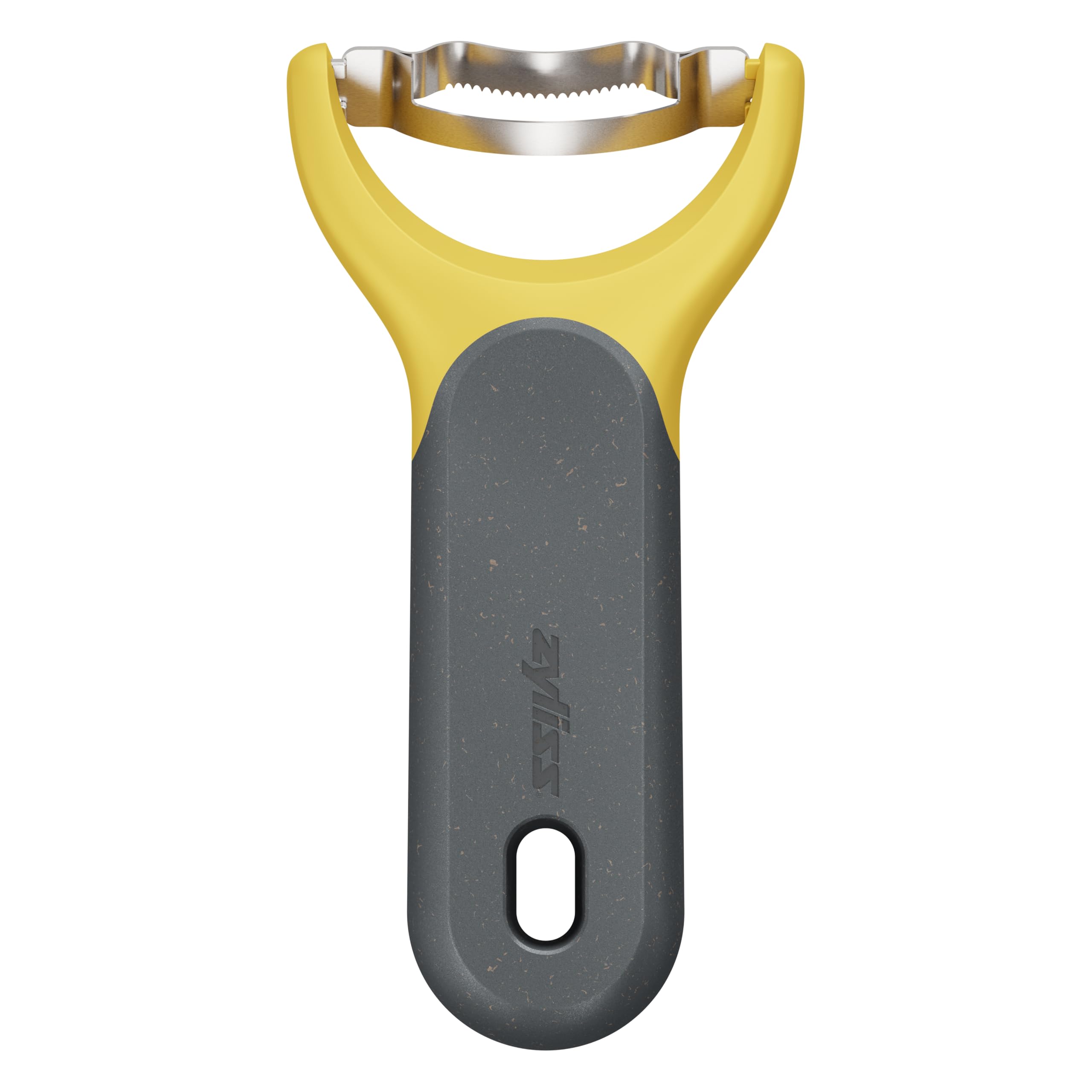 Zyliss Corn Stripper, Extra Sharp Stripper for Corn on The Cob Sweetcorn with Sustainable Wheat Straw Comfy Grip, Cover for Safety, Stainless Steel, Dishwasher Safe