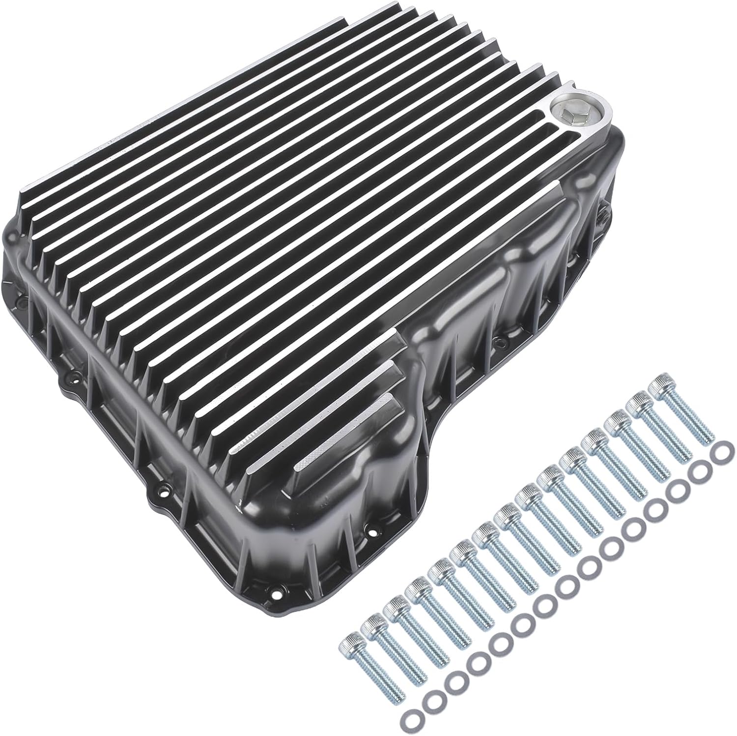 Heavy Duty Transmission Oil Pan # 228052110 Compatible with Dodge Ram 2500/3500 2007-2021 6.7L 68RFE Transmission