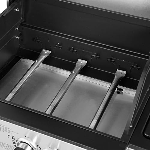 Vista 11 de Replace parts Placa de calor de acero porcelánico, repuesto para los modelos Grill Master 720-0697, 720-0737, Nexgrill 720-0830H, 720-0783E