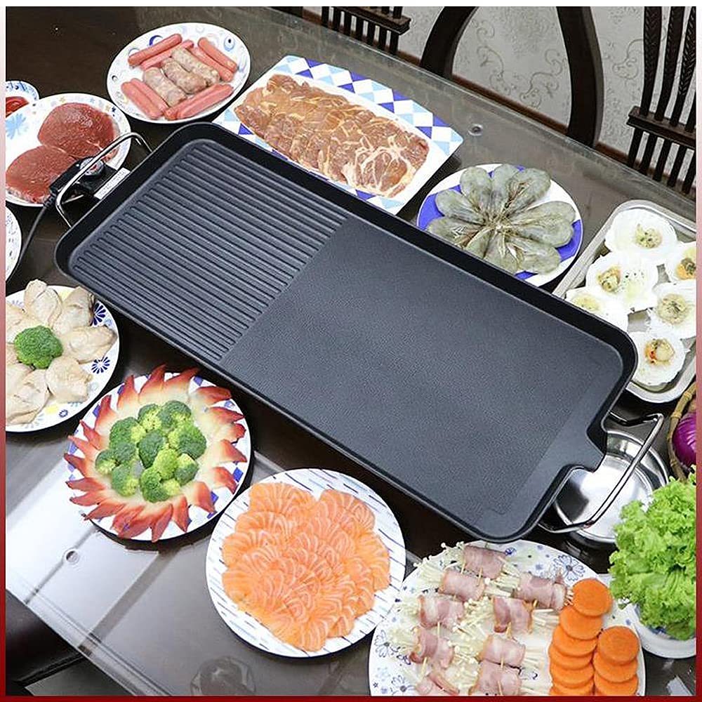 delavala 1360w electric grill | cast aluminum healthy nonstick | 5 adjustable power levels | overheat protection | pure copper wire
