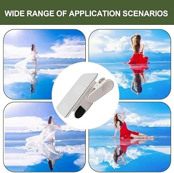 Clip on Mirror Effect Lens Portable Cellphone Photography Accessories