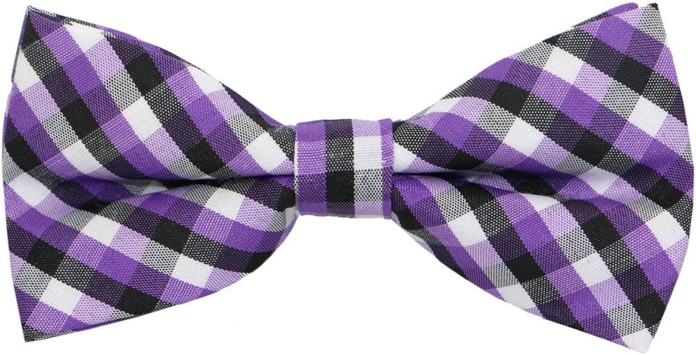 Handmade Boys Plaid Bow Ties