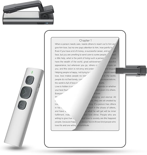 Page Turner Remote for Kindle Paperwhite Oasis Kobo eReaders, Compatible with Ki