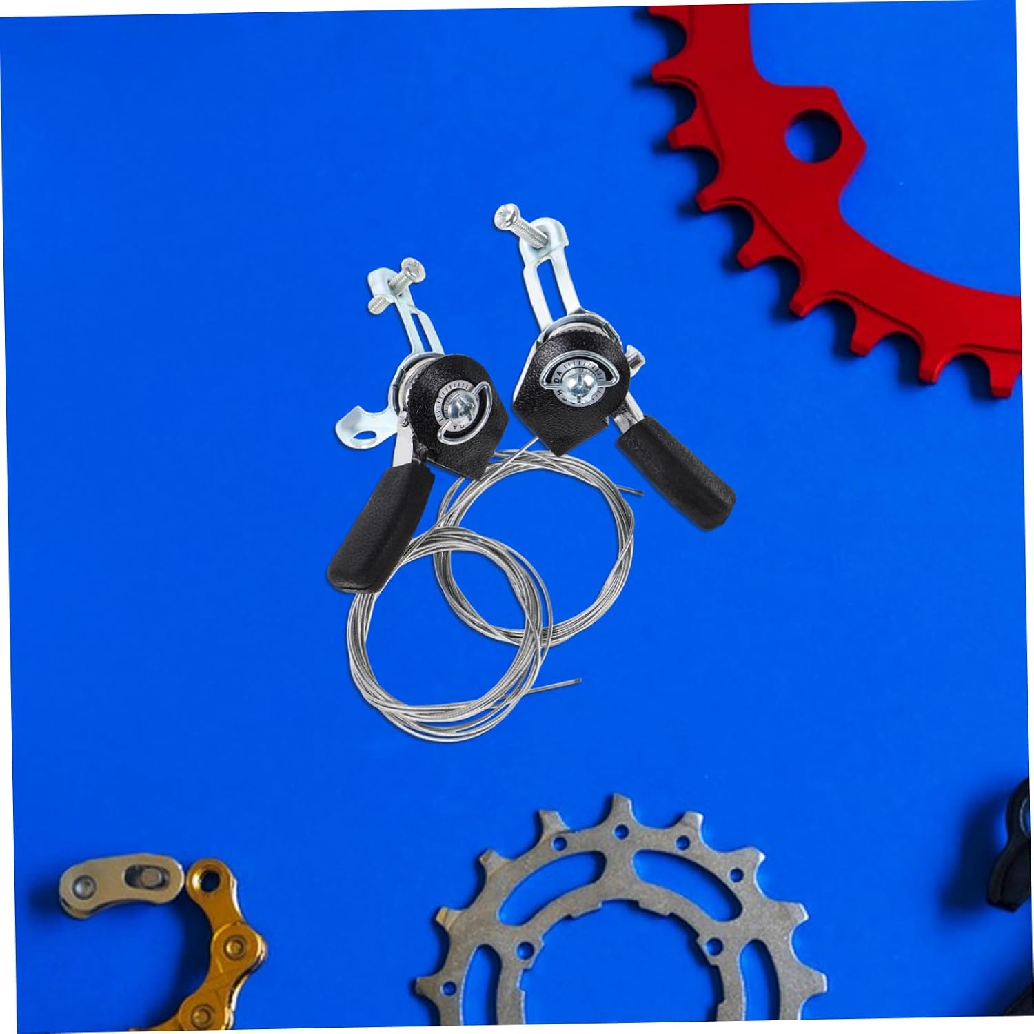 1 Pair Aluminum Dial Controller for Pit Bike Motorcycle Bicycle with Throttle Cable and Quick Release