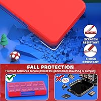 Vista 4 de CYKOARMOR Funda para tarjetas de juego para Nitendo Switch/Switch 2 (2025) – Estuche rígido portátil con 48 ranuras de juego y 24 ranuras