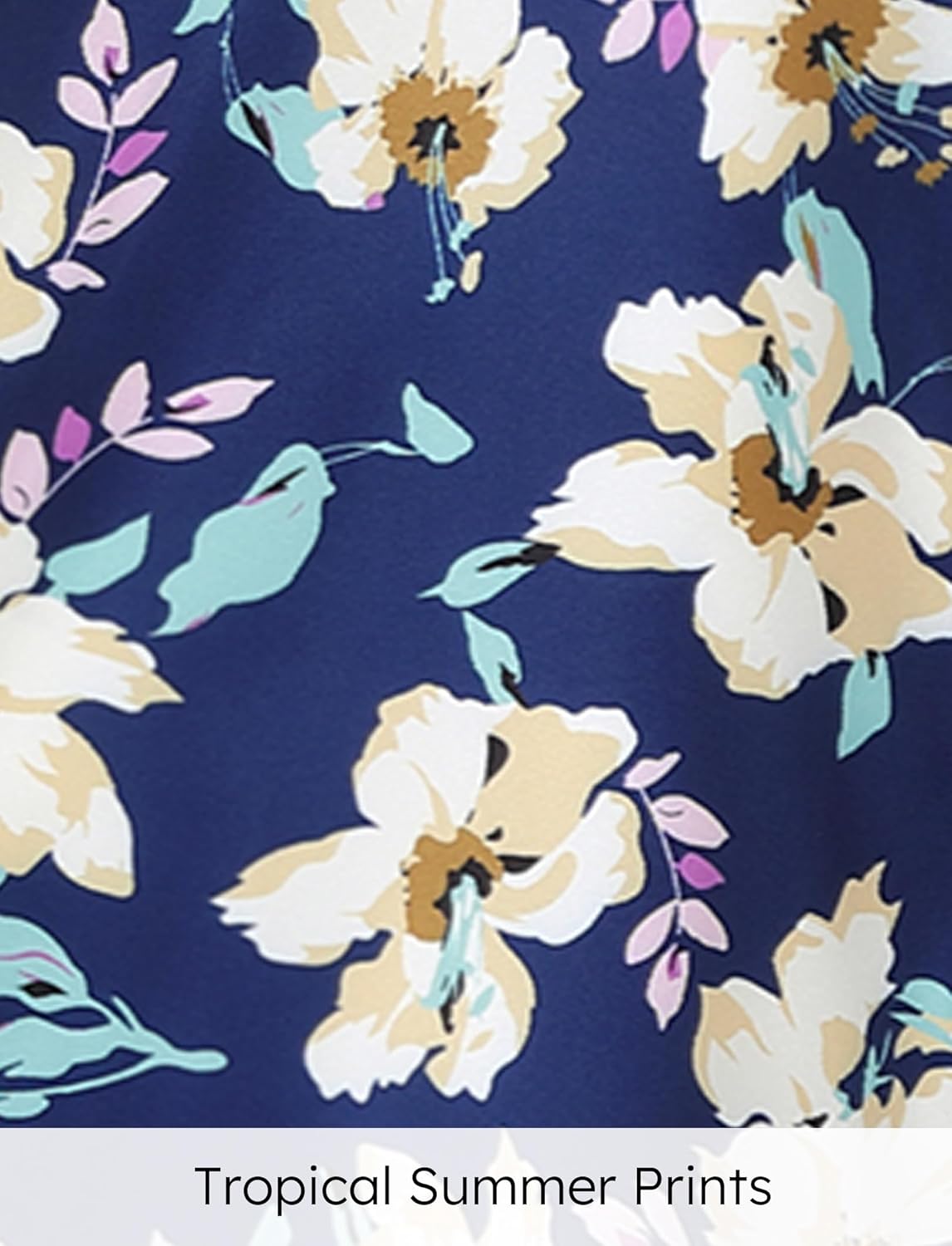 PATPAT Matching Hawaiian Outfits for Couples Beach Vacation Tropical Print Women Spaghetti Strap Dress or Men Cruise Shirt