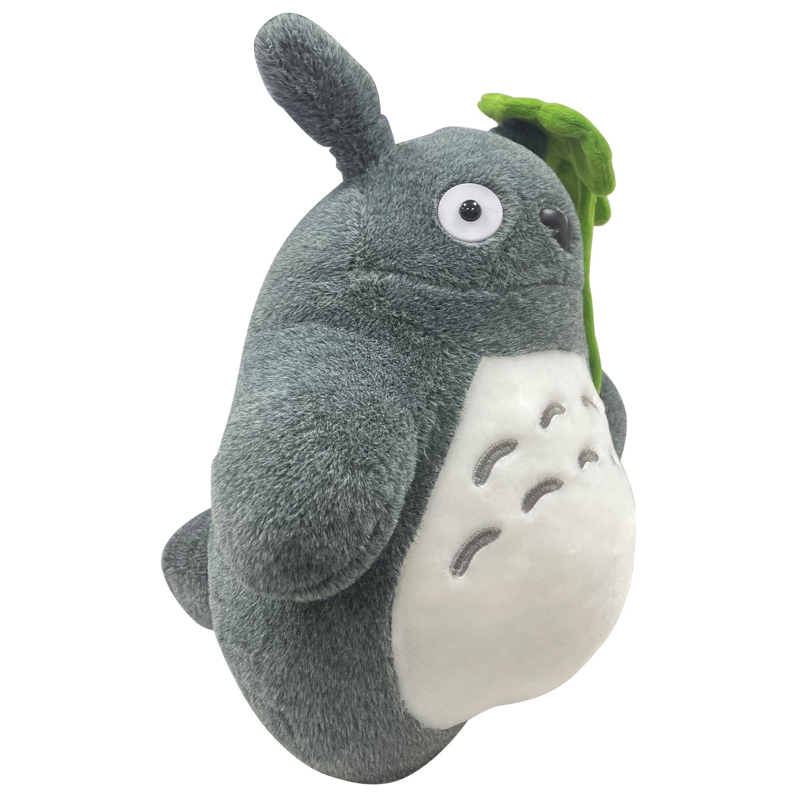 PQKL-party Totoro Plush,My Neighbour Totooro Plush,40 cmPlushies Stuffed Doll, Ideal for Anime Fans, Grey, 40cm - Image 3