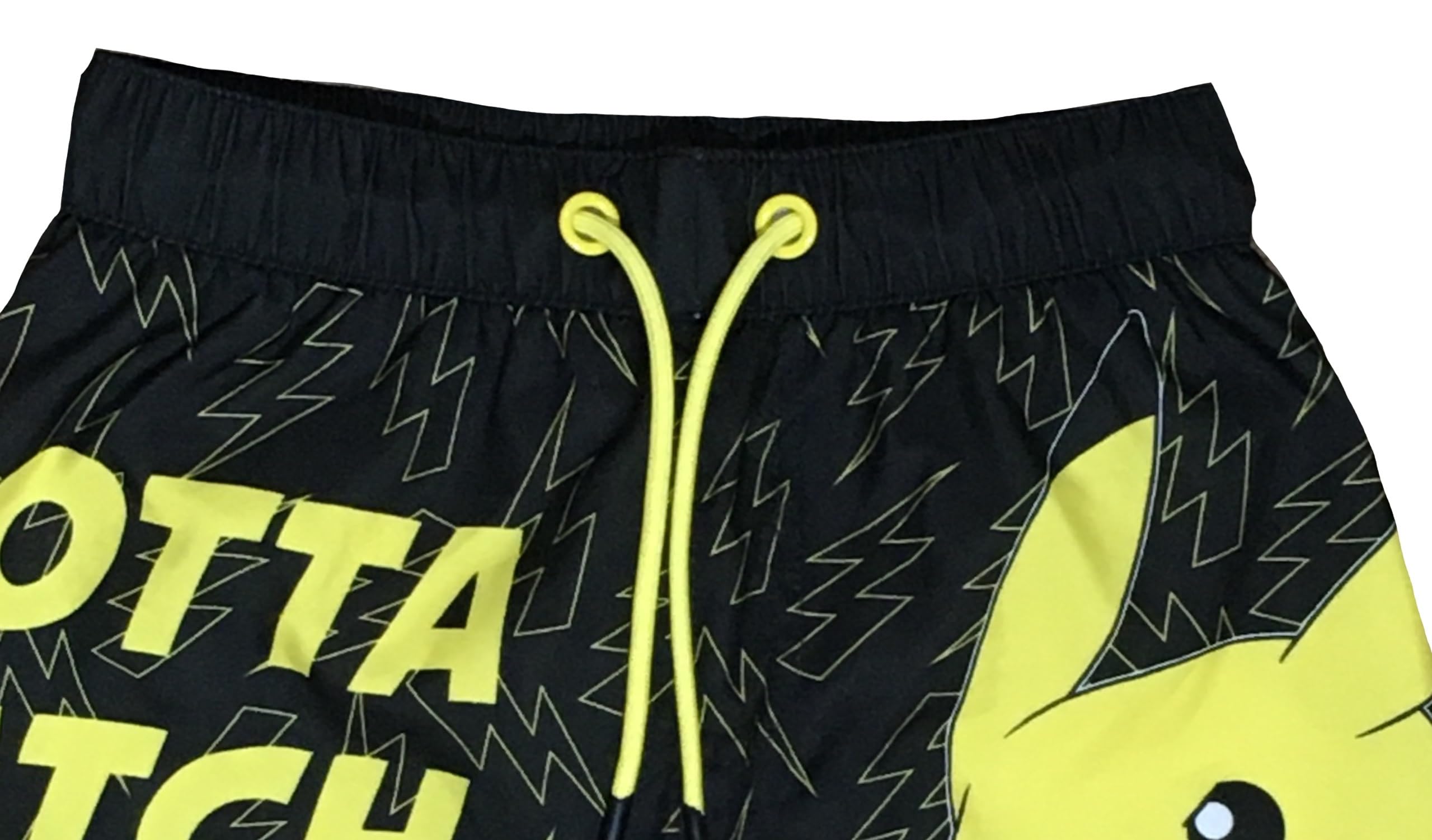 Pokemon Badeshorts für Jungen, Pikachu, Schwarz, Alter 3–12 Jahre