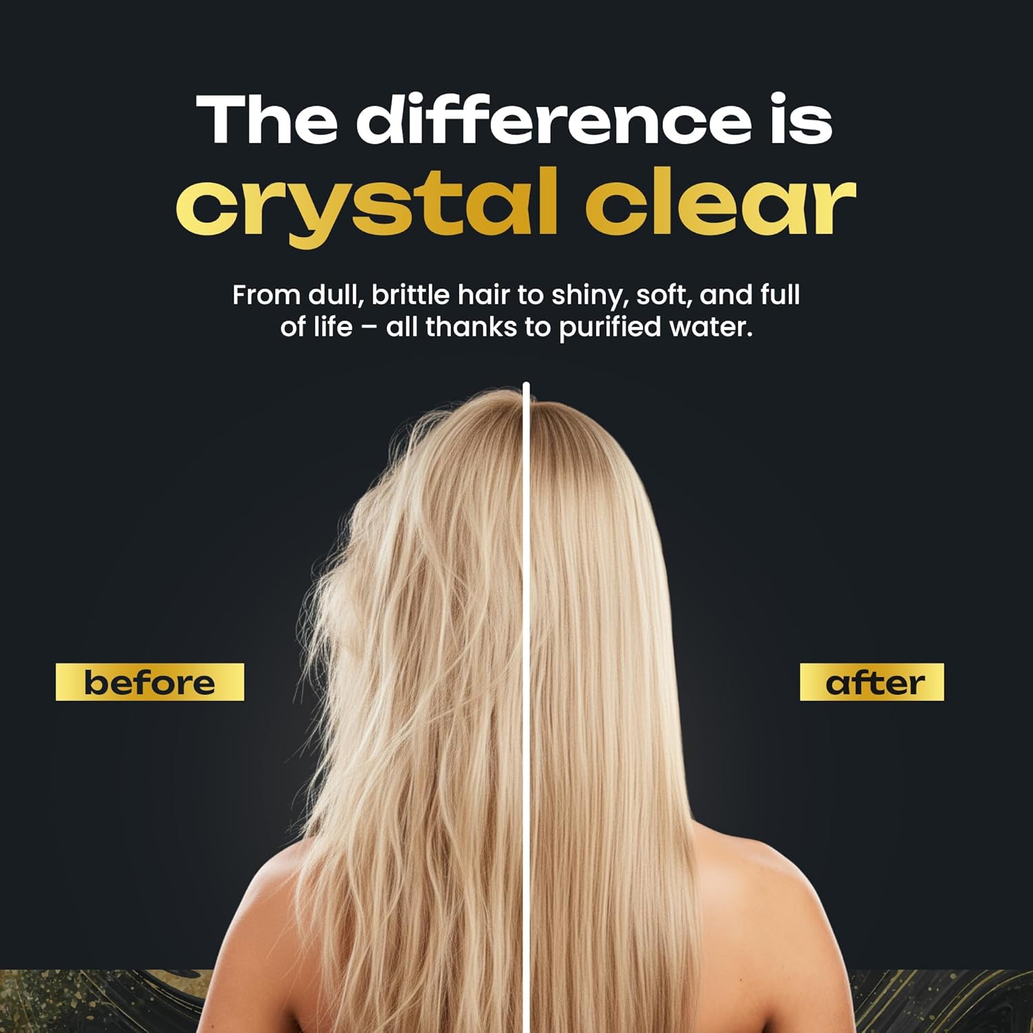 Shower With Internal Filter – High-Pressure Water Softener for Hard Water – Leaves Hair Feeling Fresh and Easy to Comb – Silver – Includes Replaceable Filter and Easy-Install Kit – My Purefilter