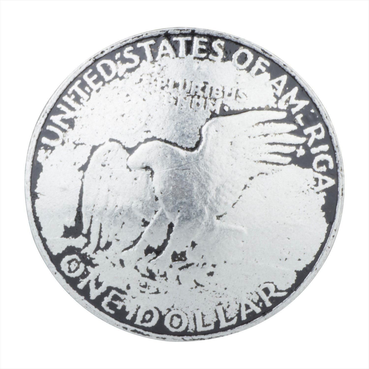 Kiyohara CON-2156 Concho Button, Bird, 1.5 inches (37 mm)