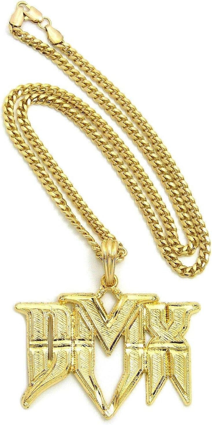 14K Gold PT DMX Pendant \u0026 3mm 24\