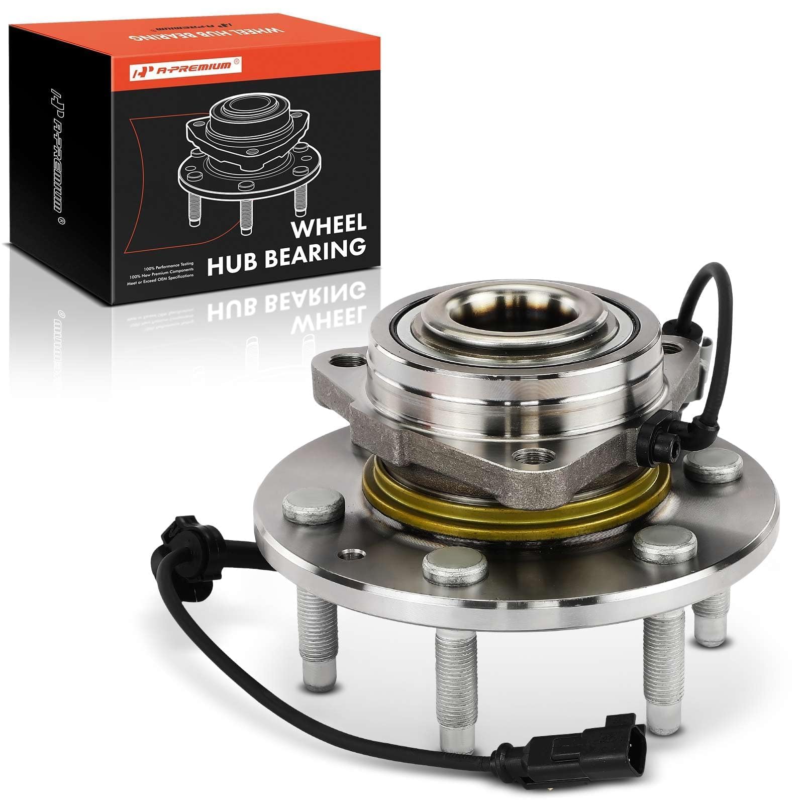 A-Premium Front Wheel Bearing and Hub Assembly