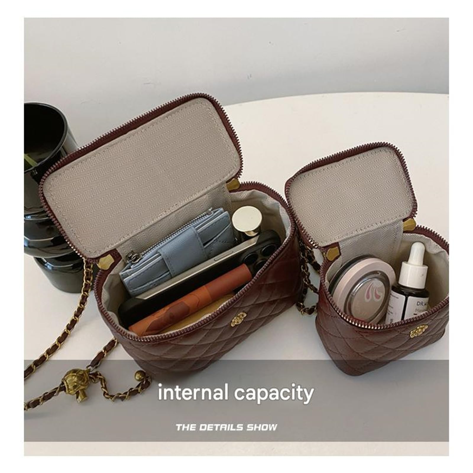 Borsa A Tracolla Singola Versatile Ed Elegante per L'Estate-Colore del caffè