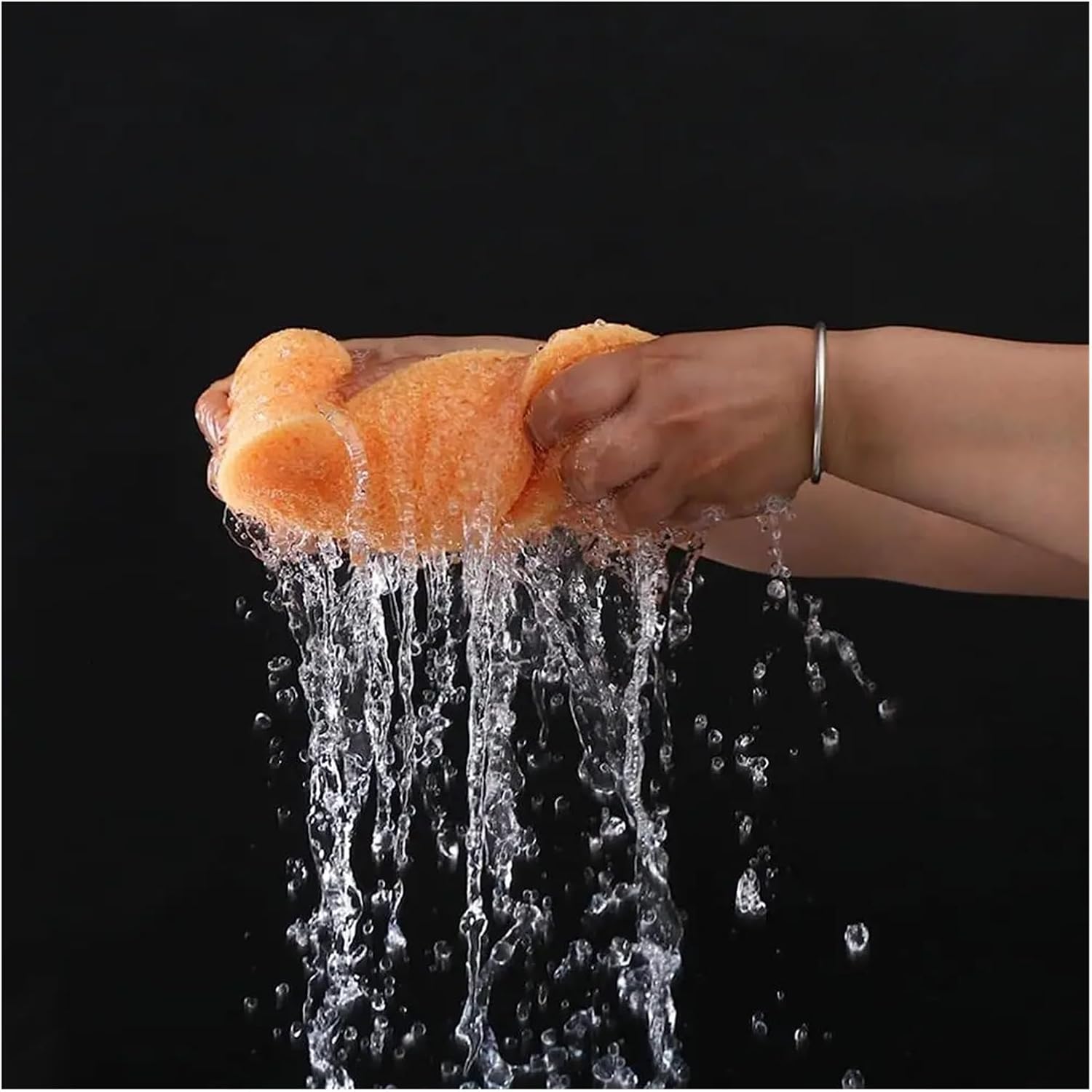 Vacuum Compressed Car Wash Sponge Block, Honeycomb Pattern Foam Sponge for Cleaning and Detailing(5pcs random color)