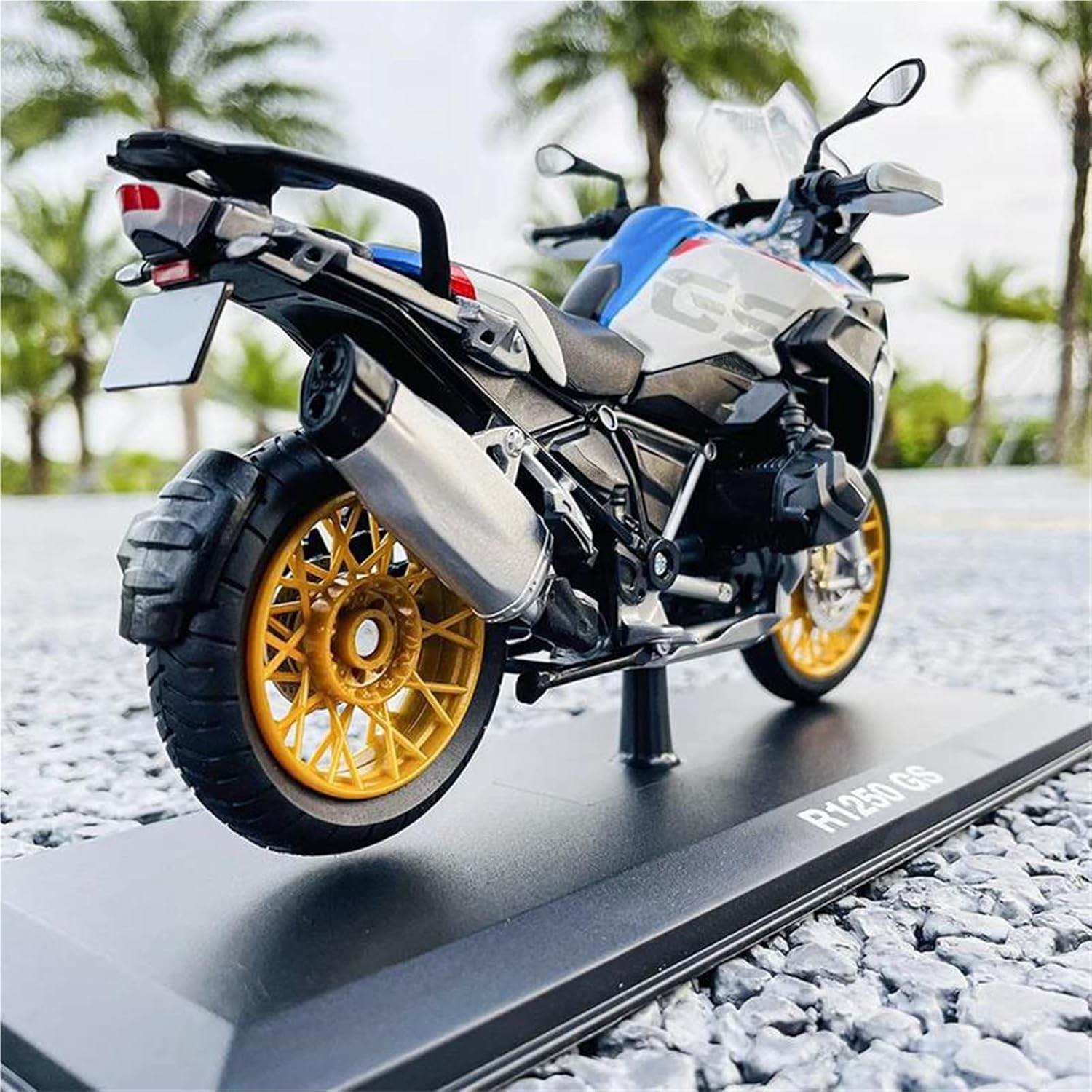 Collection 1/12 Motorcycle Model Diecasts Portable Racing Finger Motobike Simulation Collection Toys for BMW R 1250 GS R1250 1250GS R1250GS