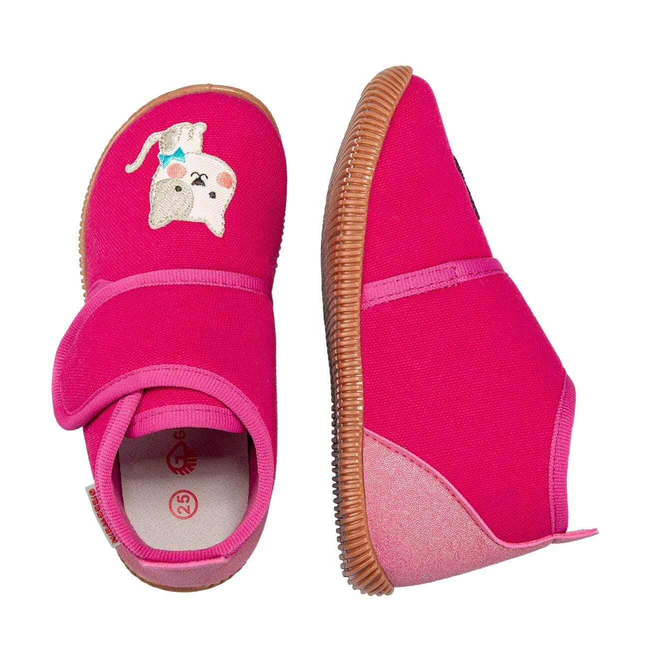 Giesswein Sandau Slim Fit - Baumwoll-Slipper mit Kätzchen