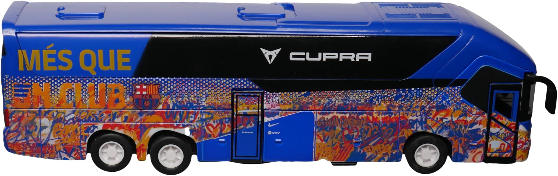 BANDAI Eleven Force Bus Football Club Barcelona Collectibles for Exhibition Gift Idea Toy for Kids and Adults Football Fans EF16089