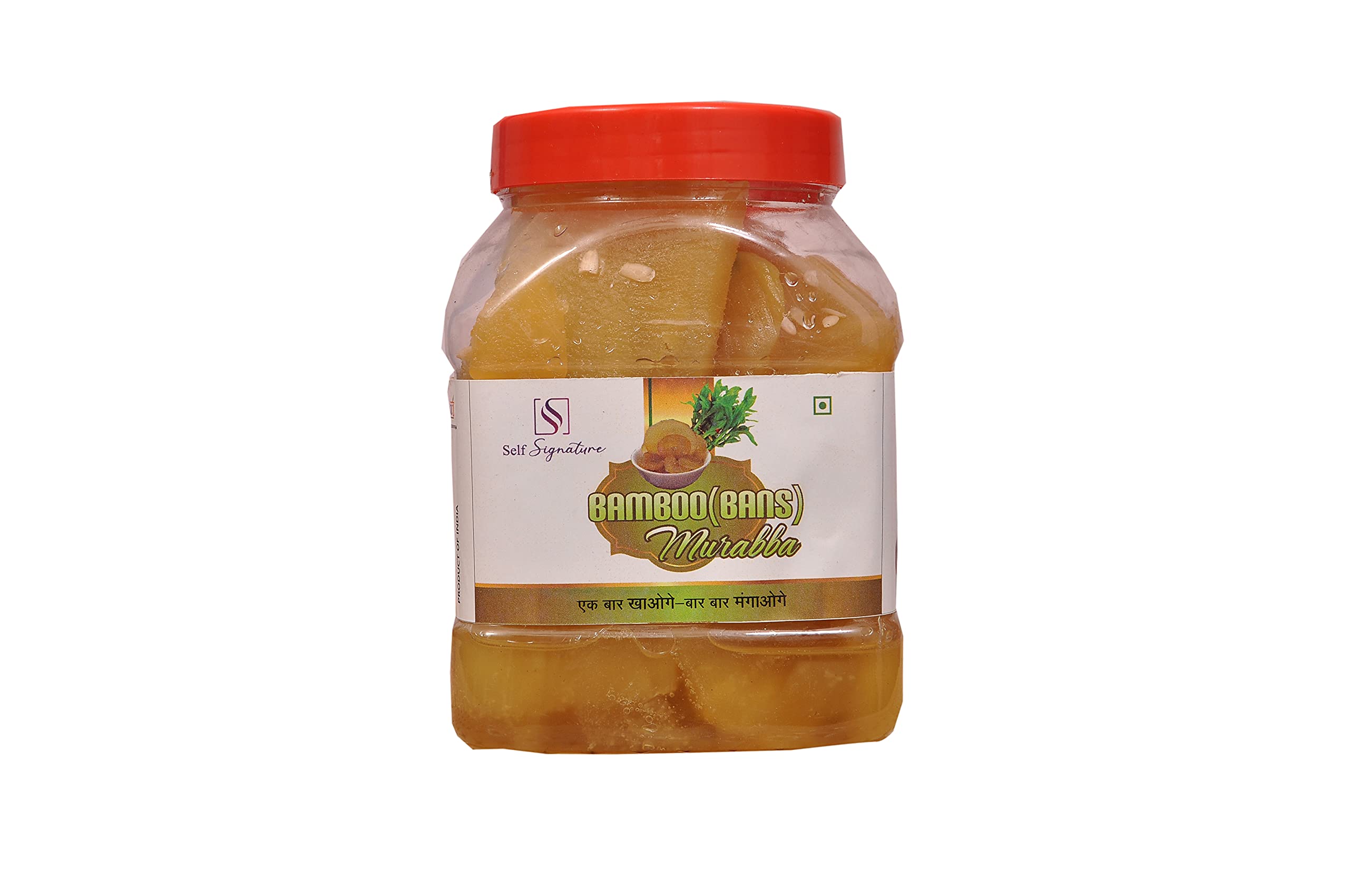 Self Signature Homemade Organic Fresh & Pure Sweet Bamboo Murabba Bans Ka Morabba (900 Gram)