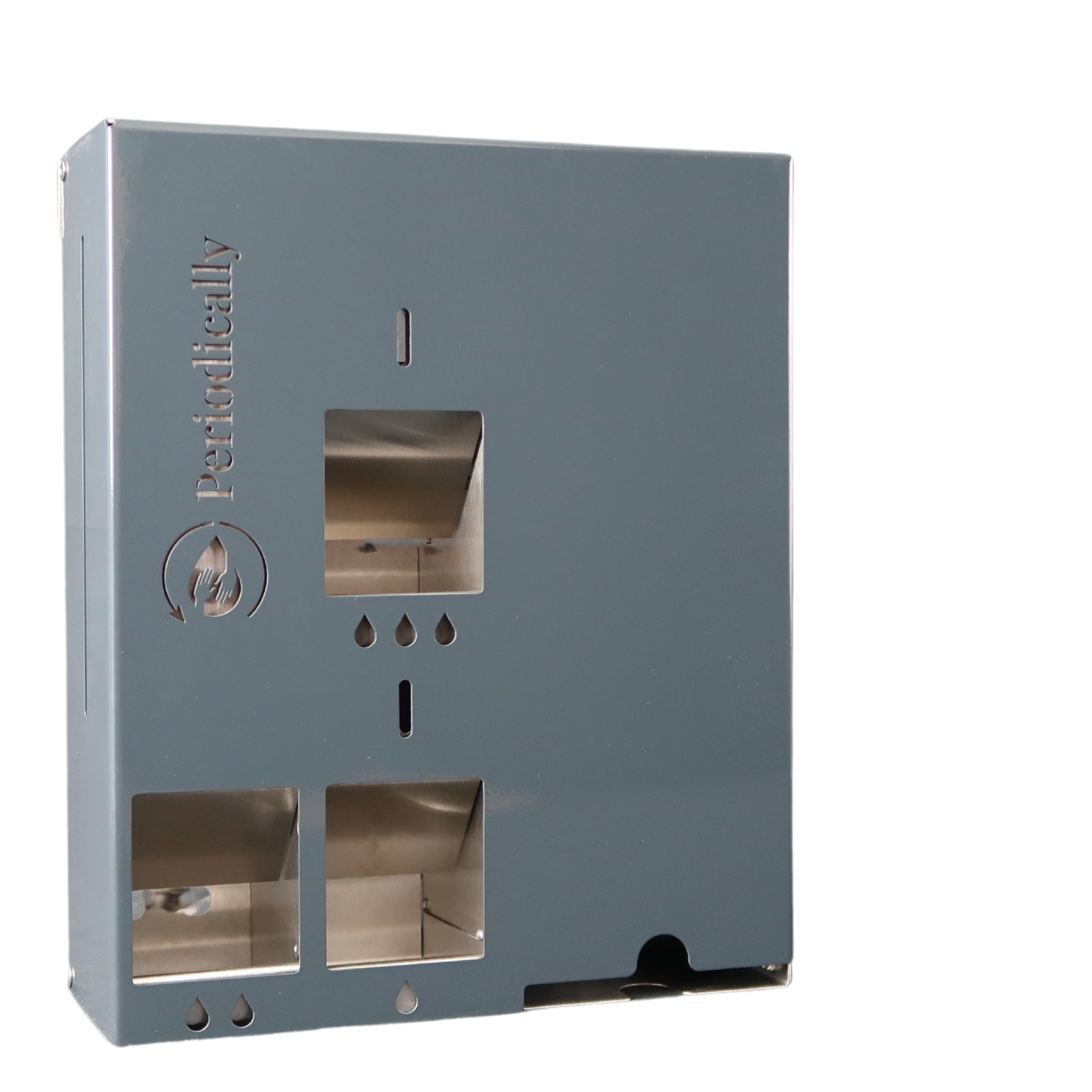 Dispensador de tampones y compresas All in One de acero inoxidable (antracita)