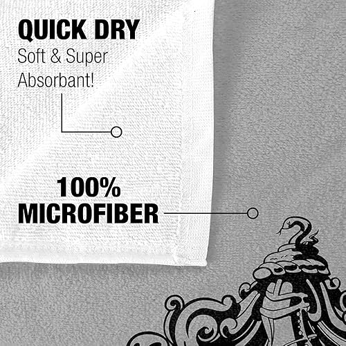 Miniatura 4 de LOGOVISION Harry Potter Slytherin Crest - Toalla de playa con licencia oficial de 30 x 60 pulgadas