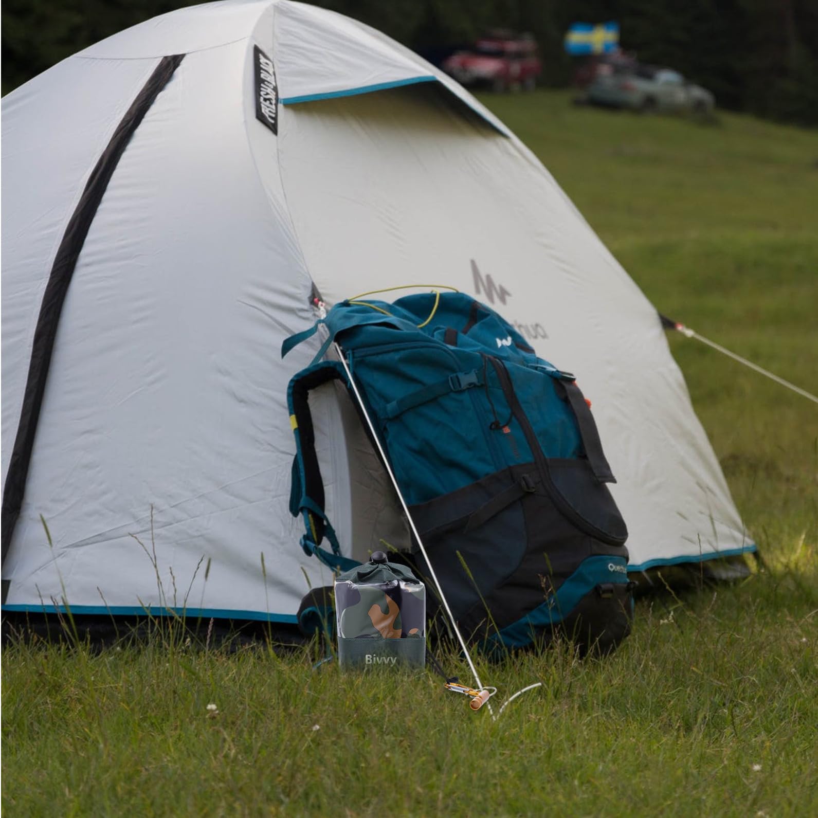 Outdoor Camping Schlafsack Leichter und Faltbarer Schlafsack für Winddicht und Atmungsaktiv für Camping Wandern Reisen und Freizeitaktivitäten