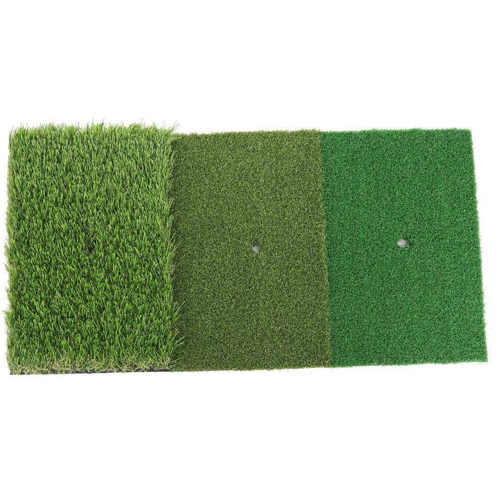 Mata golfowa Mata do uderzania w golfa Pad do ćwiczeń w golfie 3 w 1 Mata treningowa do swingu golfowego do ćwiczeń na podwórku w pomieszczeniach na świeżym powietrzu Realistyczna