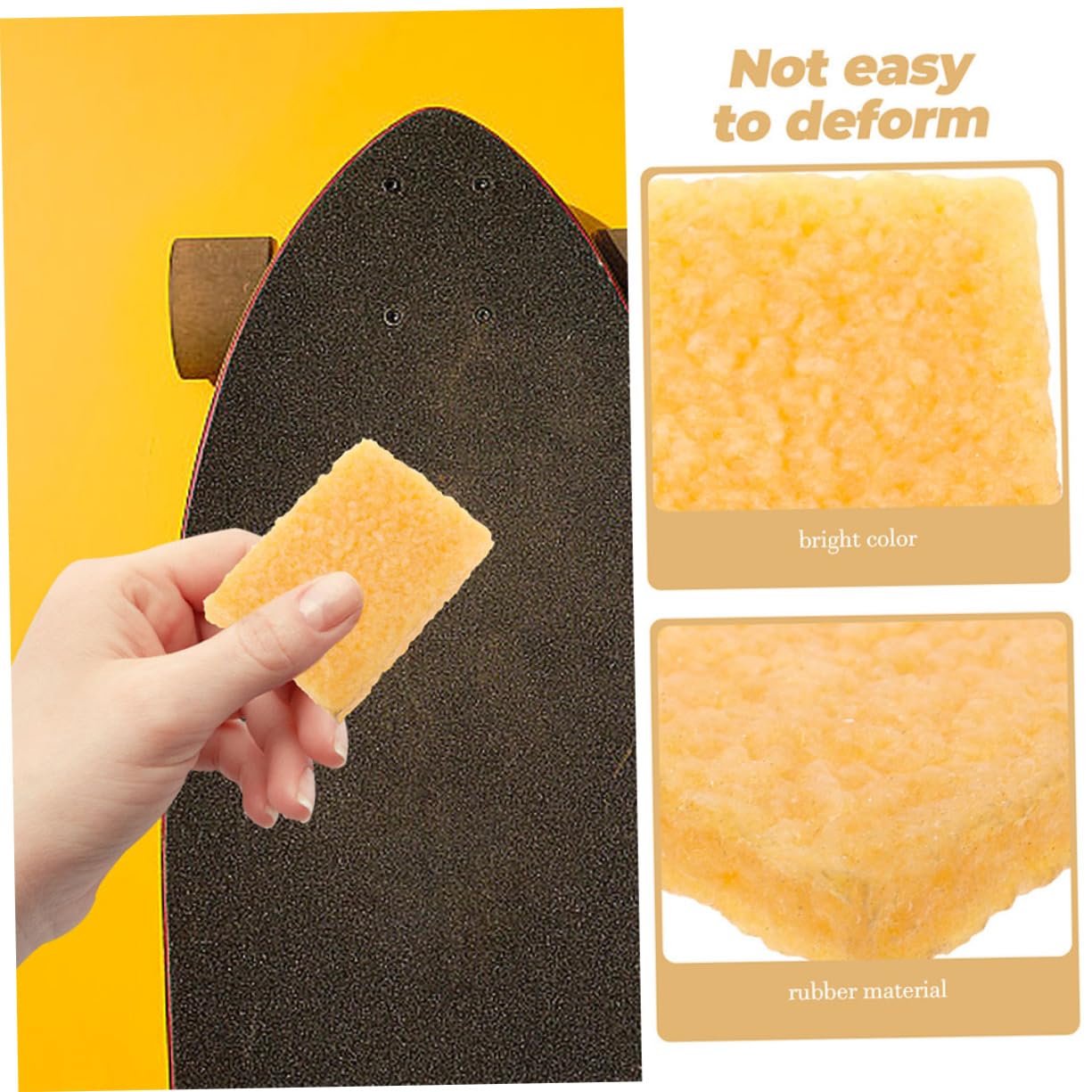 VANZACK Rubber Sandpaper Cleaners 5pcs Skateboard Tape Cleaner Grip Tape Remover for