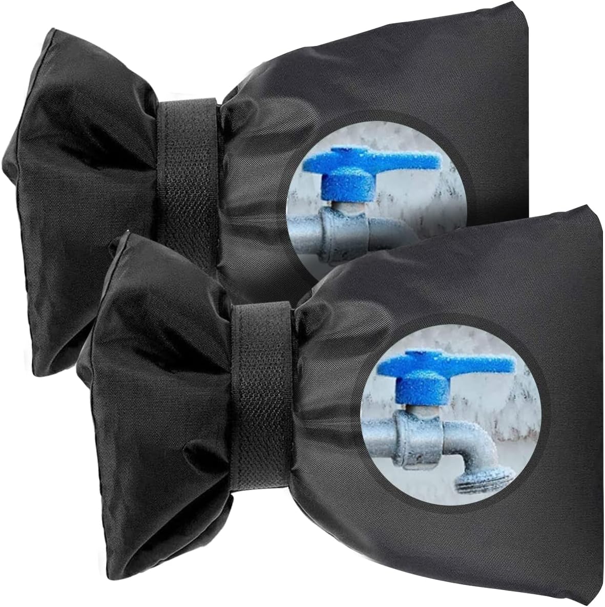 Outside Tap Cover for Winter, 2Pcs Waterproof & Thickened Thermal