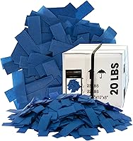 Vista 15 de Ultimate Confetti, Confeti biodegradable marrón – Confeti rectangular de papel de seda aleteado para uso en cañones y lanzadores – Confeti del Día