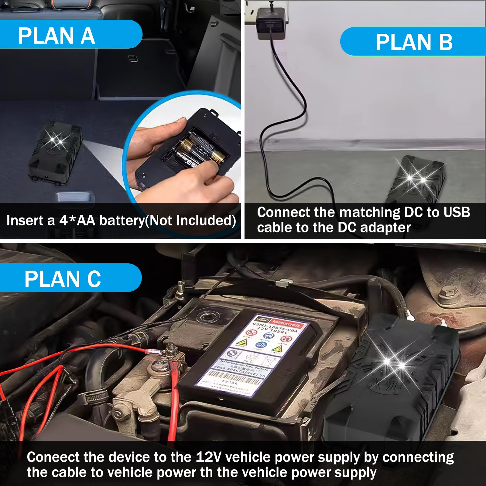 Dissuasore Per Topi E Martore Per Auto OBEST - 2 Pezzi Con Ultrasuoni 25kHz E Flash A Tre Livelli, Alimentazione 12V O USB, Impermeabile E Antipolvere, Per Garage E Giardino