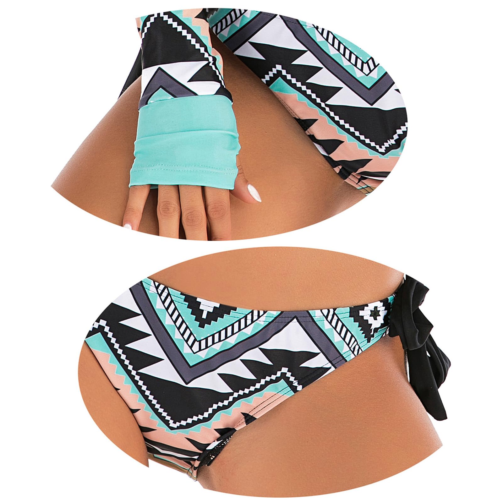 Split Muta da Donna Estiva Costume da Bagno Sottile Ad Asciugatura Rapida Protezione Solare A Maniche Lunghe Anti-Medusa da Spiaggia Muta da Sub da Spiaggia