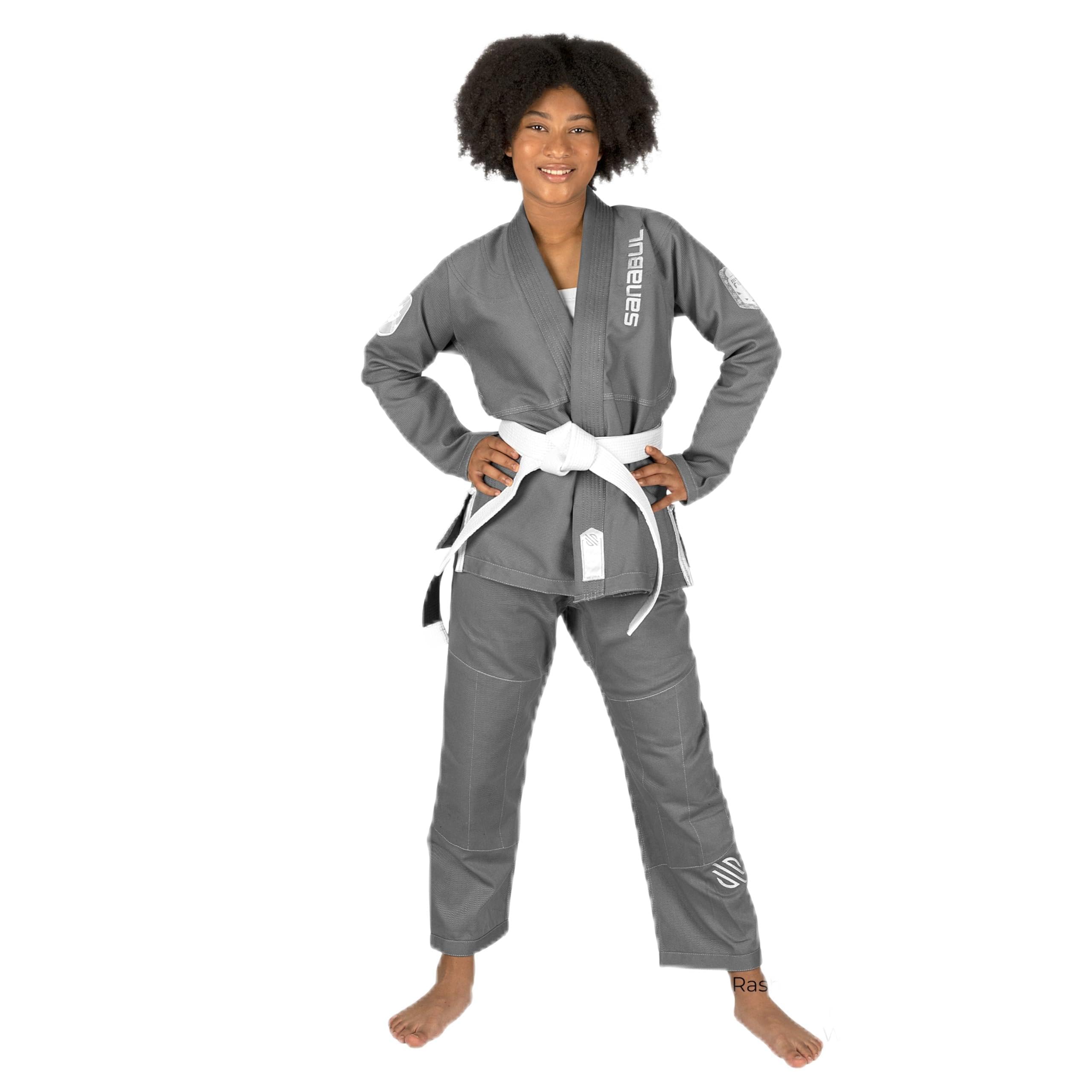 Sanabul Future Legends BJJ Gi for Kids Jiu Jitsu Gi Kimono for Children Youth Preshrunk Fabric & BJJ White Belt Included
