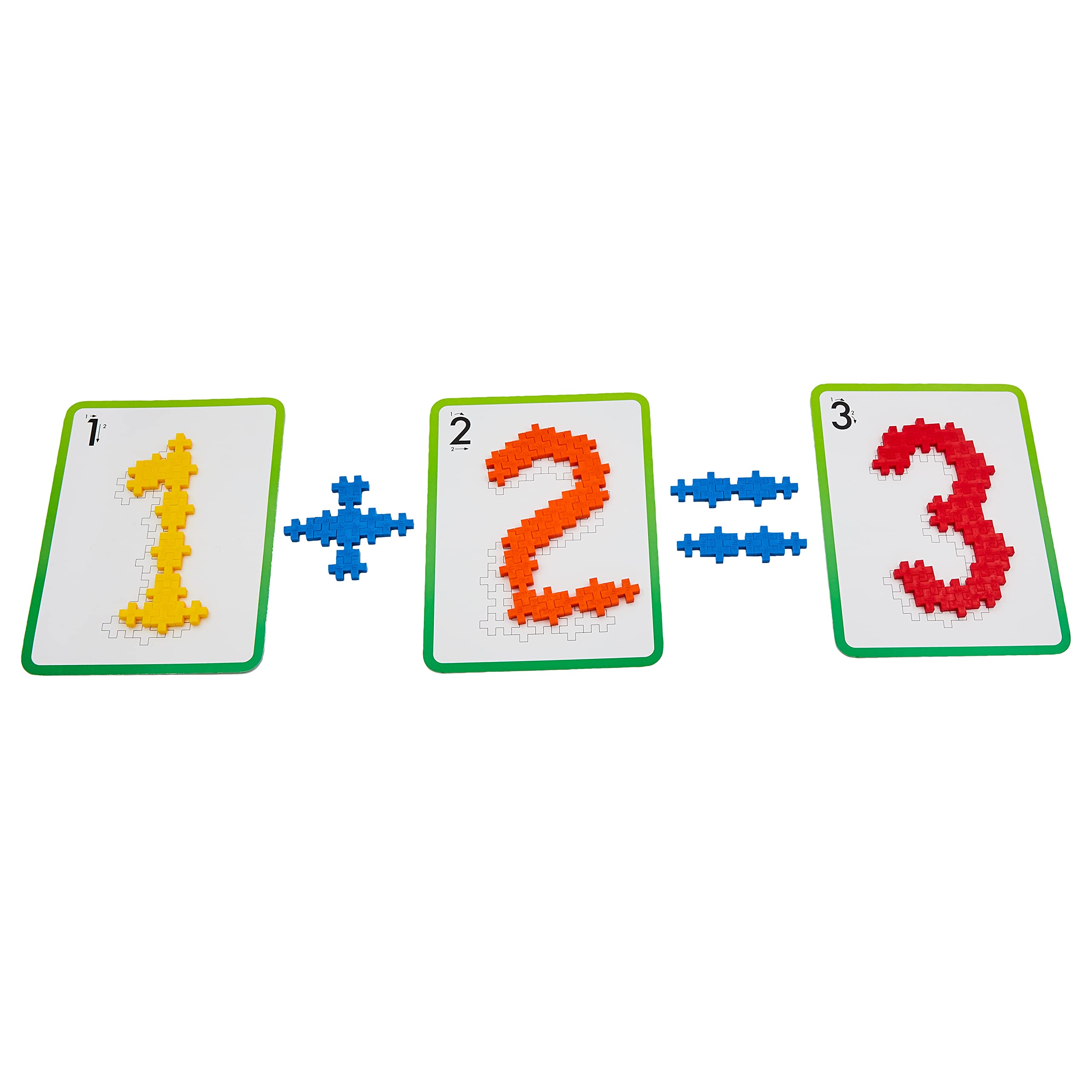PLUS PLUS - Caja de Descubrimiento ABC & 123 - Juego de construcción educativa 2000 Piezas - PP3923