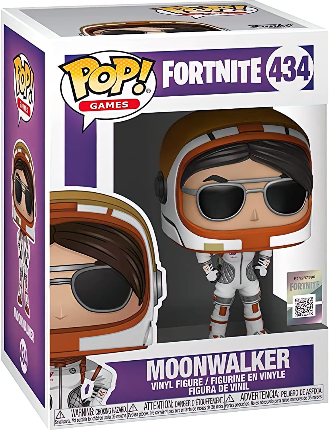 Moonwalker: Fun ko P o p ! Games Vinyl Figurine Bundle with 1 Compatible 'ToysDiva' Graphic Protector (434-34469 - B) image 4