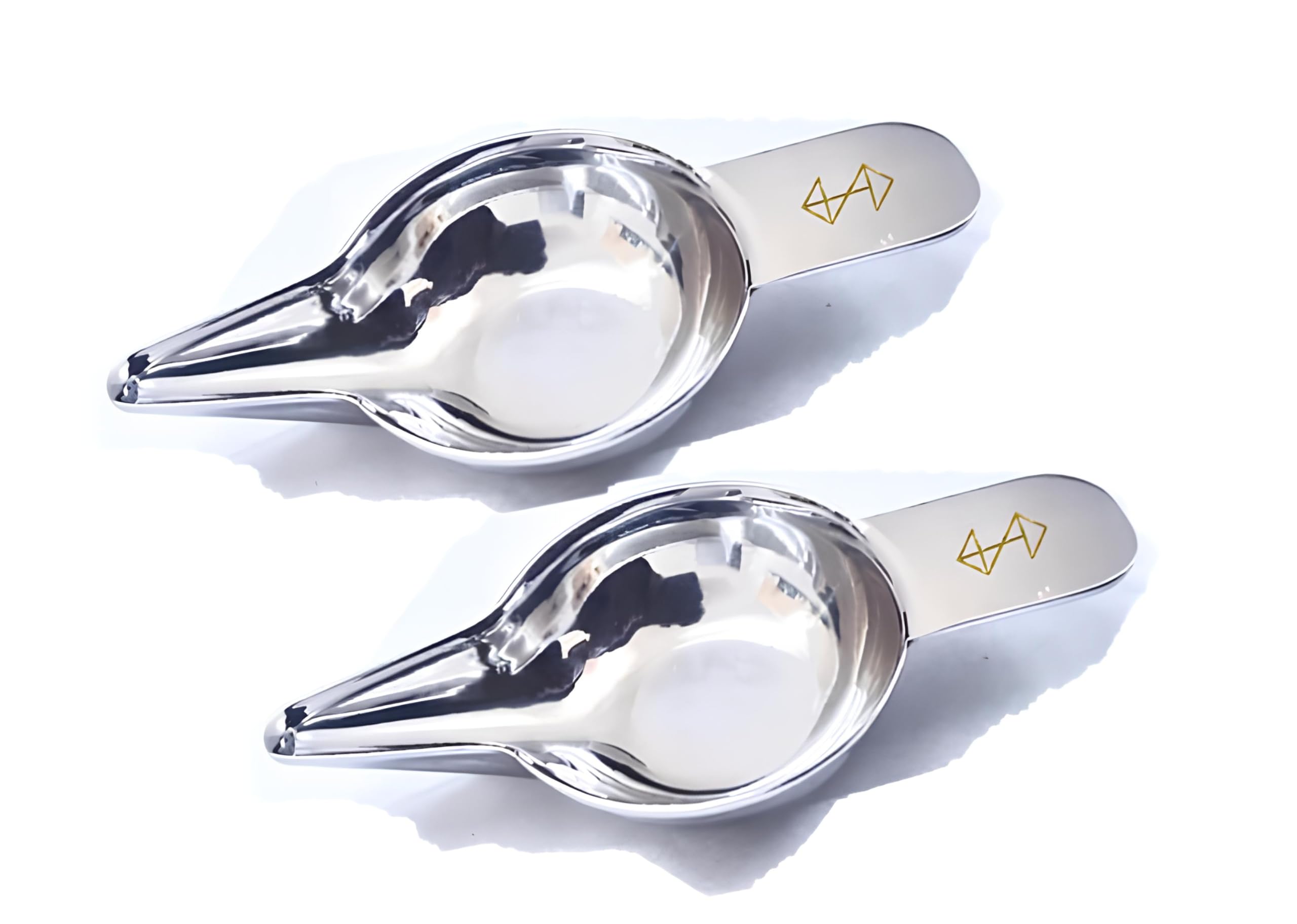 Steelish Stainless Steel Baby Feeder Spoon | Baby Feeding Spoon | Bondla Feeder | Paladai Set for New Borns Pack of 2 | 10ML Each | SS 304 | 8.5 cms