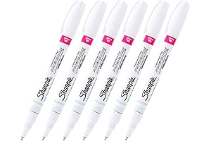 Sharpie Paint Pens Extra Fine Point - 6 Pack, Acrylic Paint Pens...