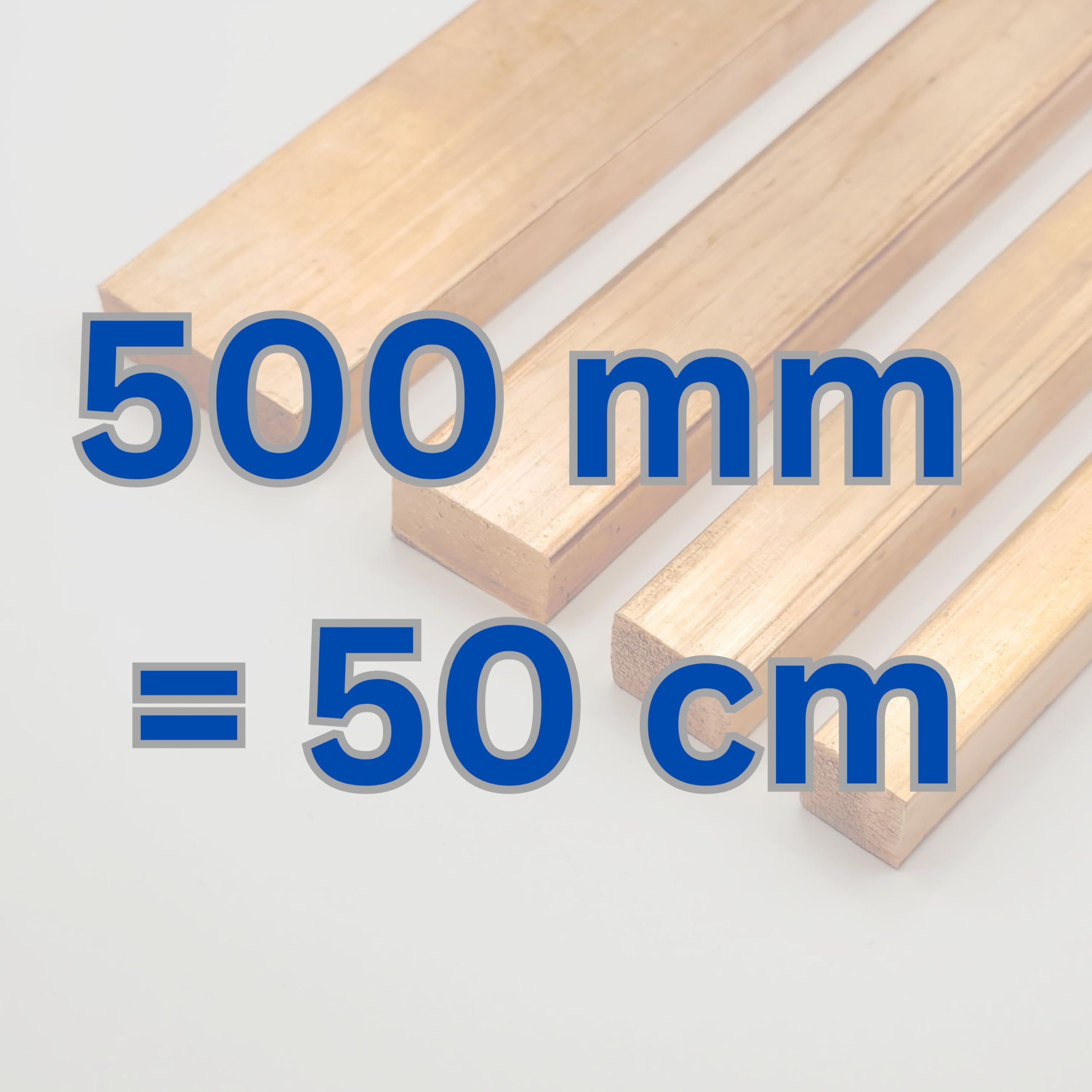 Kupfer Flachstange Cu99,9 Flachzeug Breite 8-80mm, Stärke 2-15mm, Länge 50-2000mm Flachprofil Vollmaterial Flachmaterial Blech (Länge: 500 mm = 50 cm, 20x10 mm)