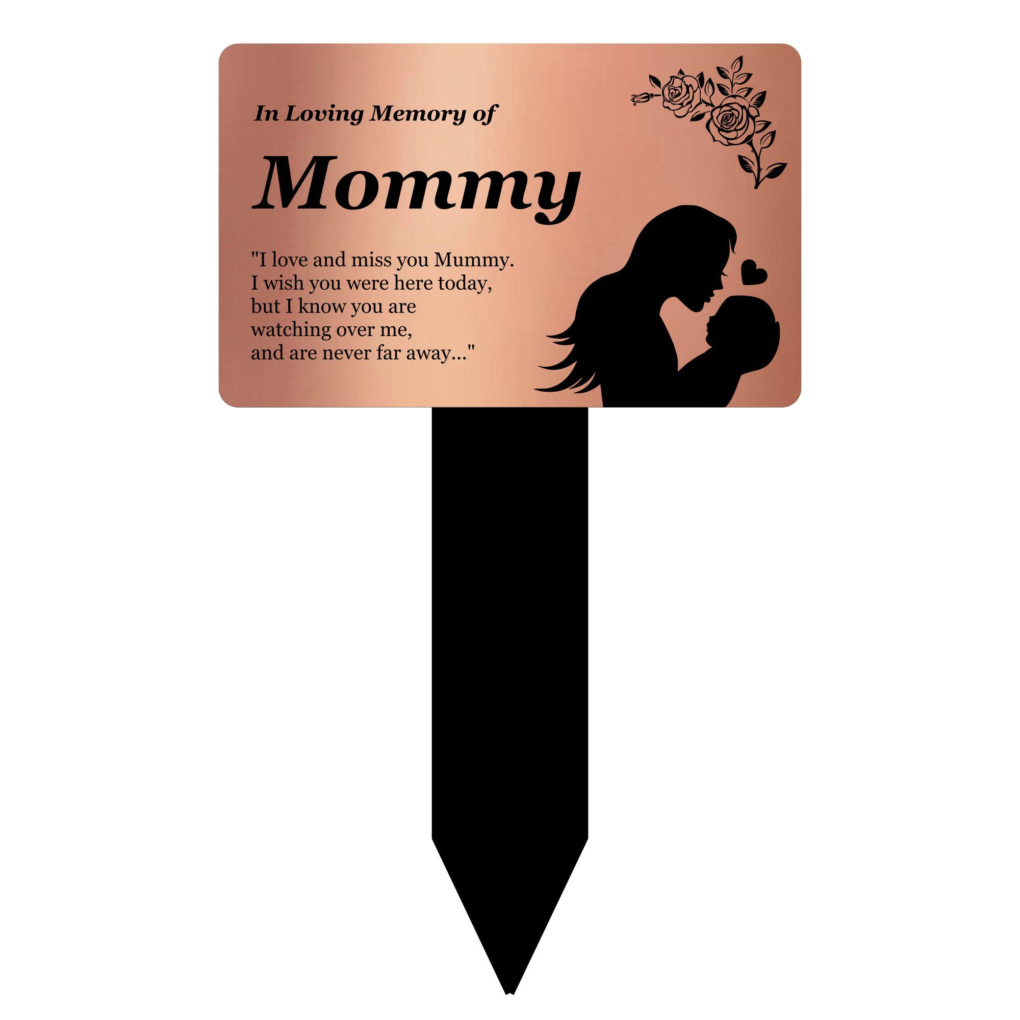 Buy OriginDesigned in Loving Memory of Mommy Engraved Memorial Stake