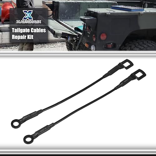 Miniatura 2 de X AUTOHAUX Par de cables de portón trasero para puerta de elevación Correas de apoyo Pickup para Toyota Tacoma 1995-2003 65770-04030