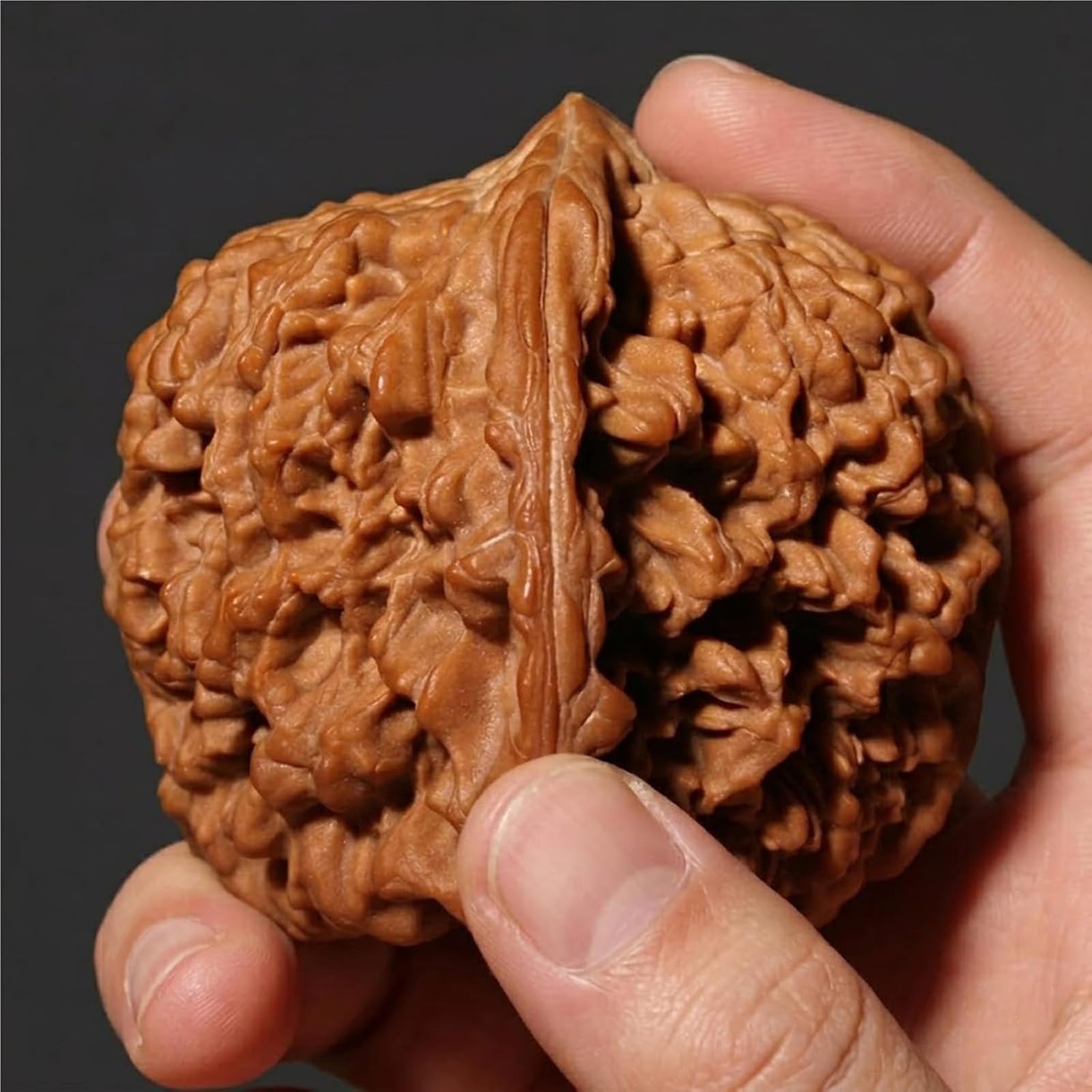 Juego de nueces de jade Wenwan naturales chinas, par auténtico 41-42 mm