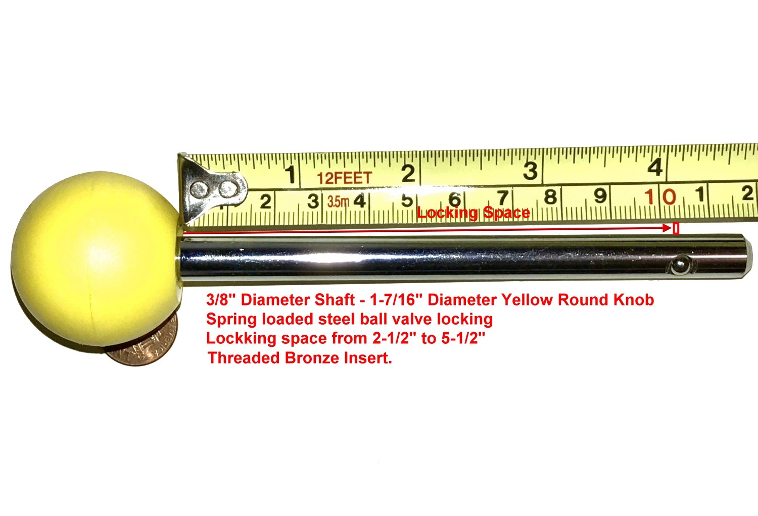 SB Distribution Ltd. Pin, Tensile - Universal Weight Stack Replacement SELECTOR Key - 3/8