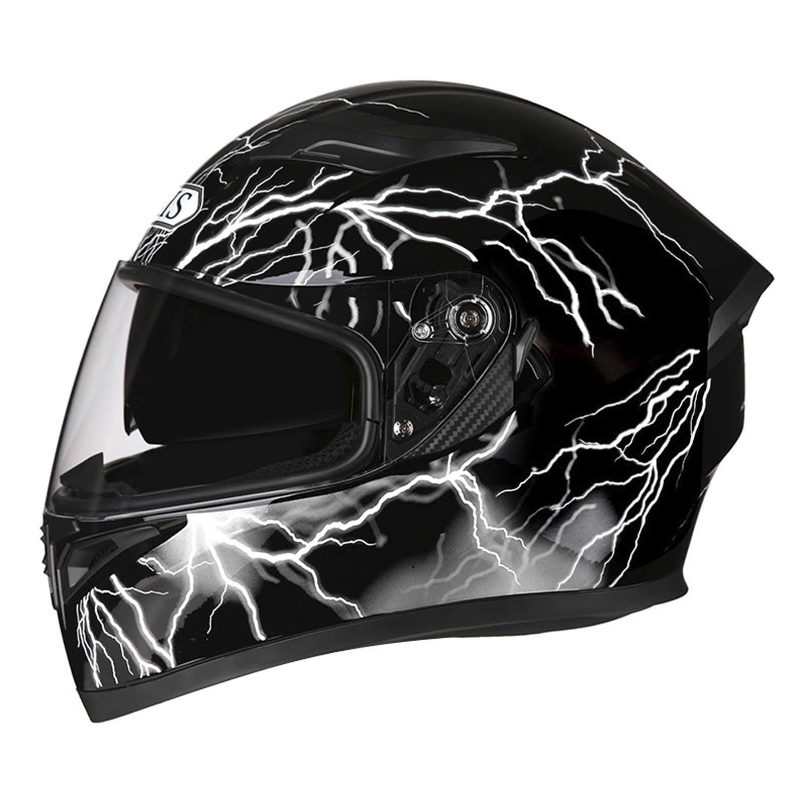 Kask Motocyklowy Szczękowy z Homologacją ECE, Kask Modułowy z Podwójną Blendą, Skorupa ABS dla Skutera i Motocykla(9,3XL)