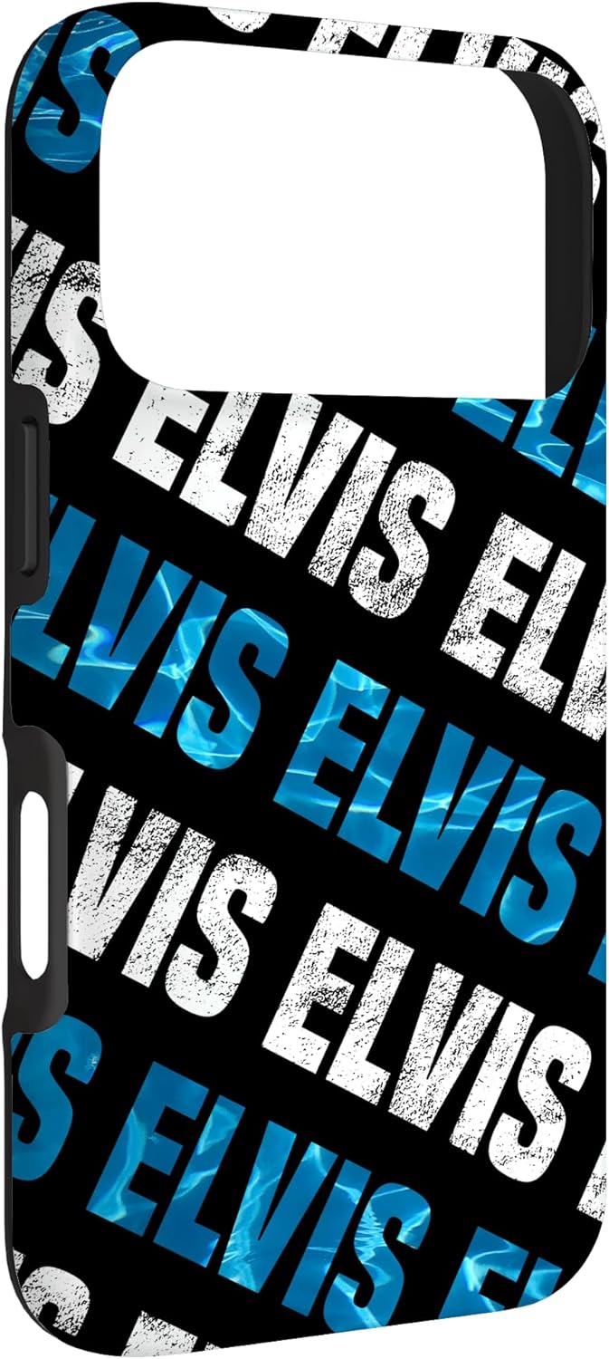 Custom Elvis Phone Cover Blue White Black Personalized Case for iPhone 17 Pro