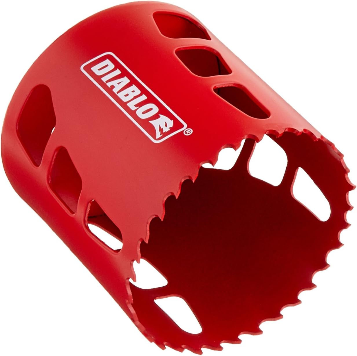 Diablo Bi-Metal Hole Saw with Variable Tooth Design for Faster Cuts - Fits with Snap-Lock Plus Mandrel System - 2-11/16" Diameter, 2-3/8" Length - DHS2687