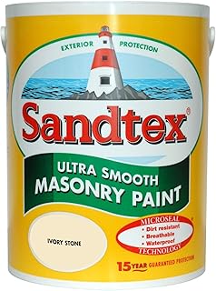 Sandtex masonry paint, 5 litres, ultra smooth brickwork