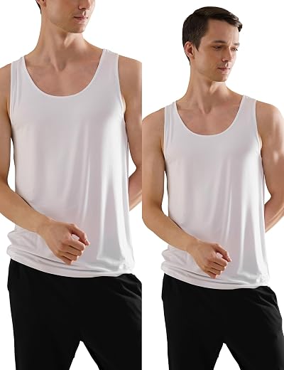 DAMENSCH Neo-Skin Bamboo Blend, Round Neck, Anti-Bacterial, Thermoregulating, Shape Retaining Baniyan for Man, Soft and Su...