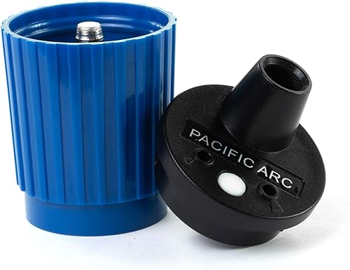 Miniatura 7 de Pacific Arc Puntero de plomo giratorio de mano con ajustes afilados y romos y limpiador de plomo, azul