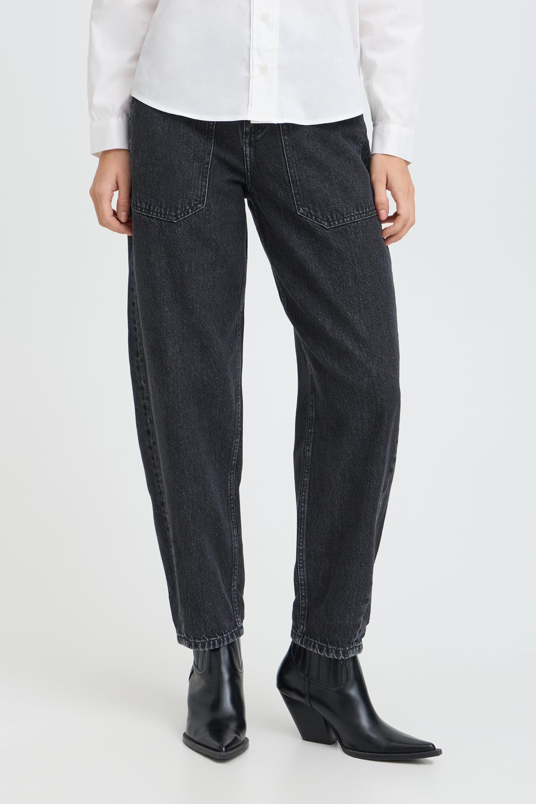 b.young Damen Jeans BYKIZION Hohe Taille
