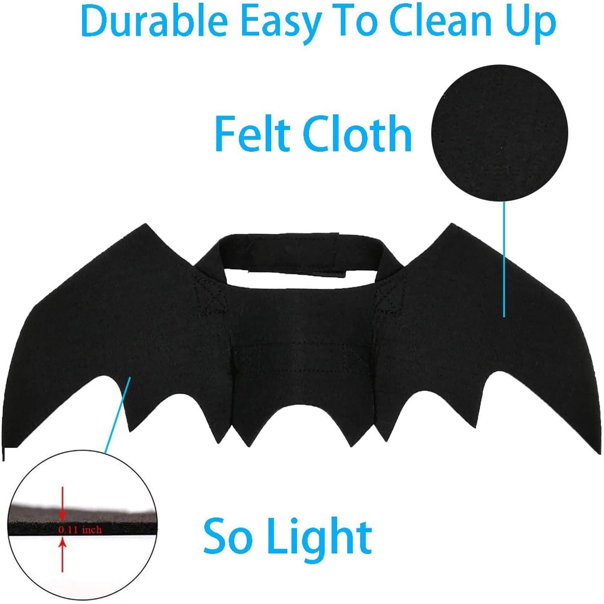 LIBRNTY Ali di Grande Cane,Ali di Pipistrello per Animali Domestici,Halloween Pet Costume,Decorazione Cosplay per Cani di Grossa Taglia,Feste di Halloween e Altro Ancora(Nuovo aggiornamento nel 2023)